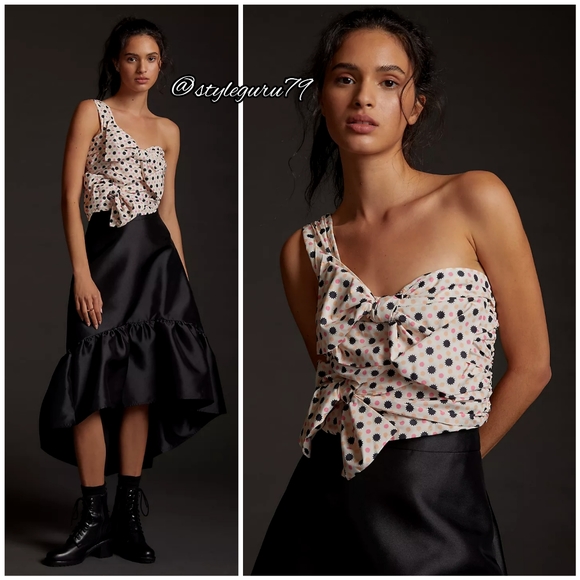 Anthropologie Tops - NWT, Anthropologie, Maeve Bow-Tie One-Shoulder Tank
